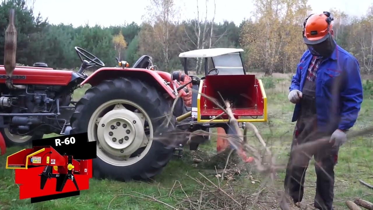 R-60 nejmenší špalíkovač z dílny REMET CNC :) Hodně zbytečných větví? To není problém! :)