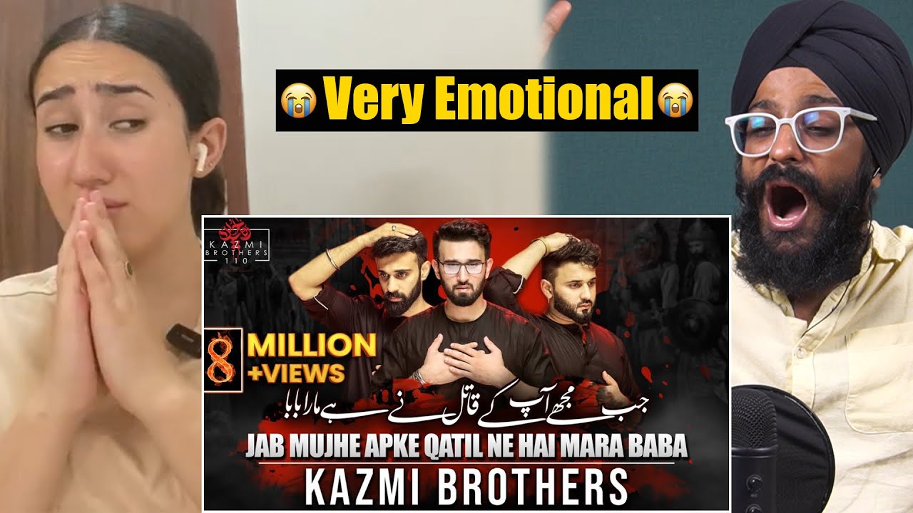 Indian Reaction to Jab Mujhy Apke Qatil Ne Hai Mara Baba | Bibi Sakina (swt) Noha| Raula Pao