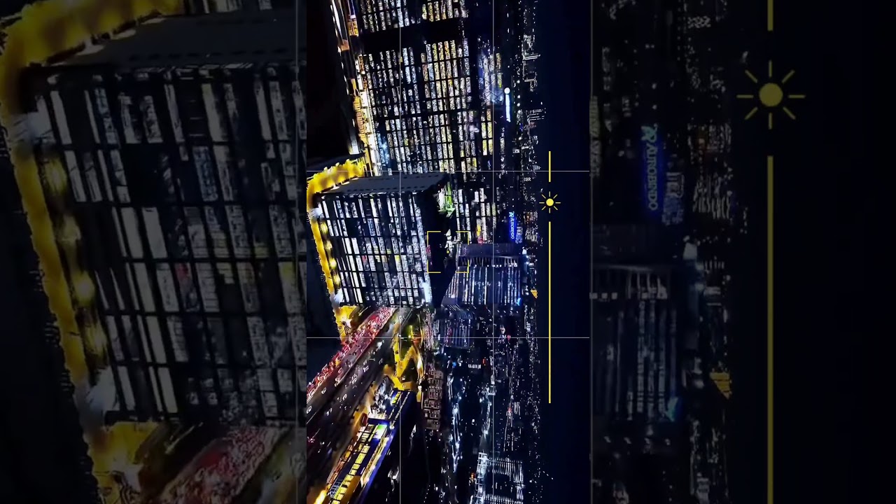 ✨ Hyderabad Nightlife in a Loop | Gachibowli IT Hub Aerial View 🌃
