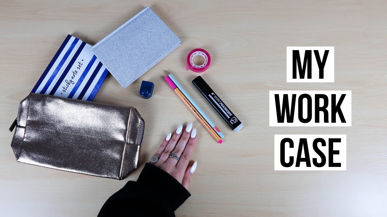 COSA C'È NEL MIO ASTUCCIO DA LAVORO // 2019 👩🏻‍💻