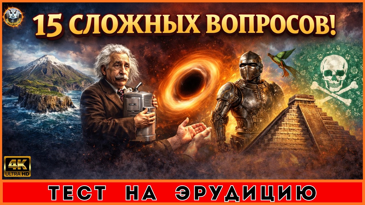 Викторина для гениев: попробуй ответить на все вопросы