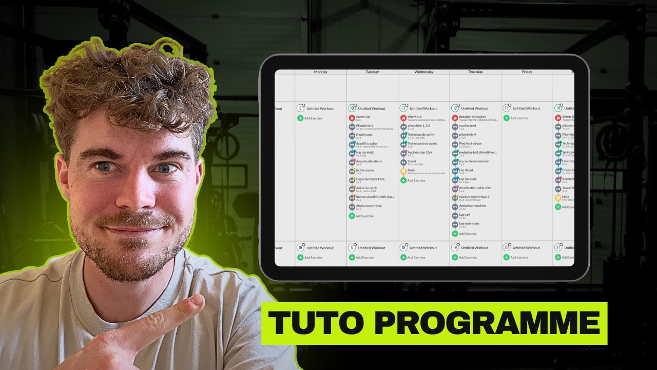 Ma méthode pour programmer tes séances en salle (copie-colle cette méthode)
