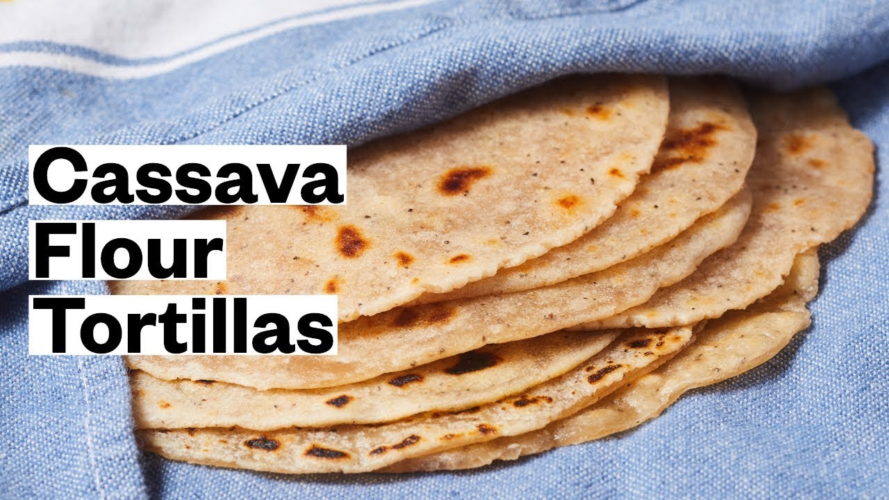 GRAIN-FREE Cassava Flour Tortillas (PALEO + VEGAN)