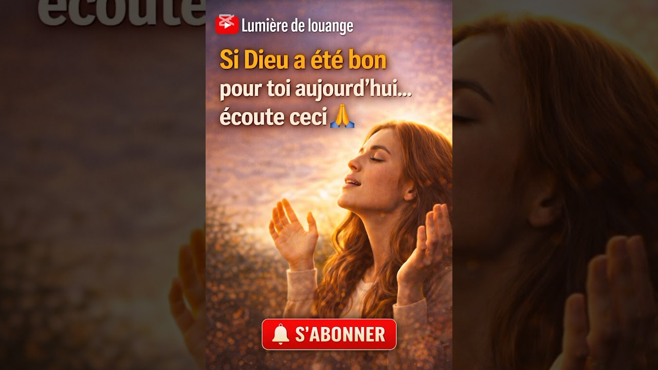 Si Dieu à été bon pour toi aujourd'hui écoute ceci #Louange #Adoration