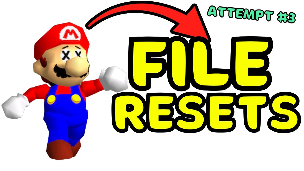 One Hit = FILE RESET?! Iron Mario 64 Challenge
