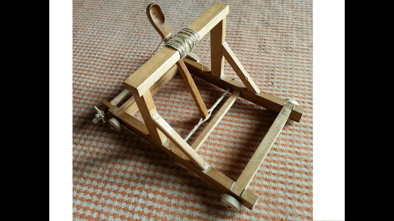 Small scale catapult (homemade)
