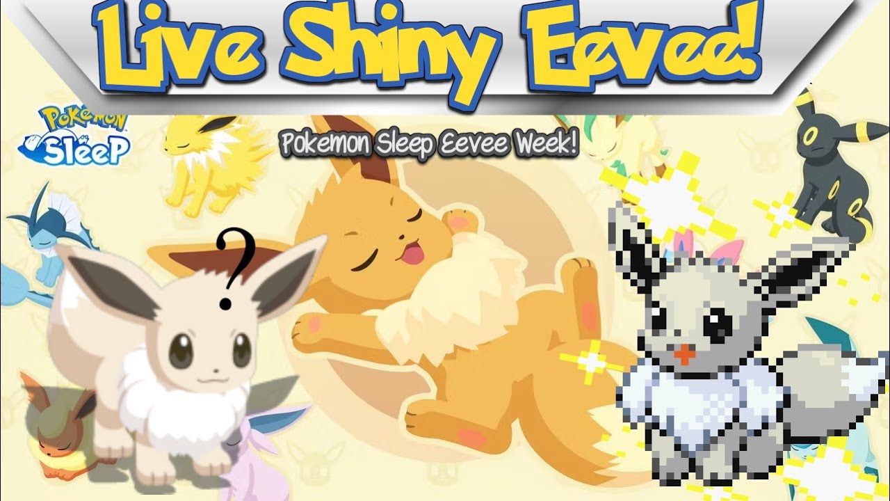 Sleepy Shiny Hunter plays Pokémon Sleep for a week! (Eevee Week 2024)