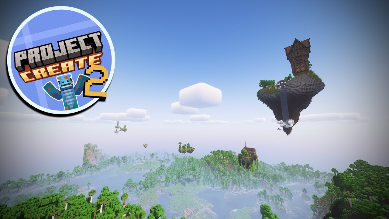 Начинаем новое приключение в Project Create 2! --- Minecraft Create Mod 1.20.1