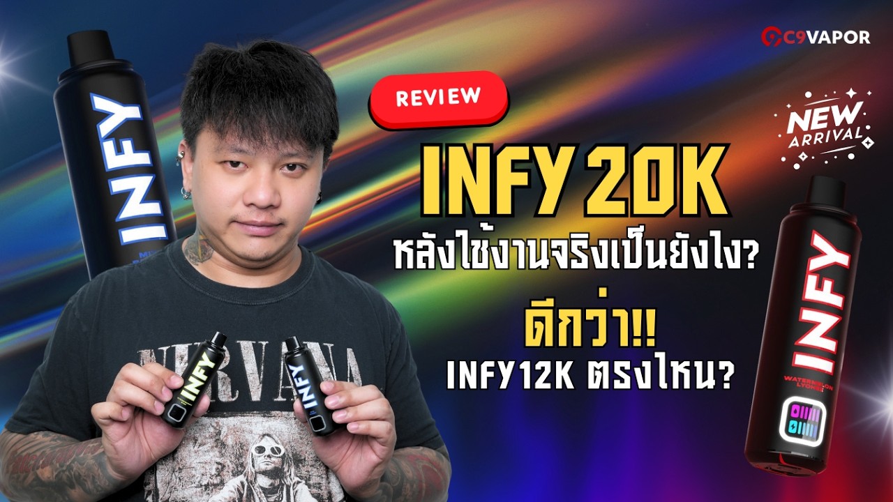 พอตอินฟี่ตัวใหม่ INFY 20K 20000 คำ รีวิวหลังใช้จริง โดยพี่ชาคริต C9