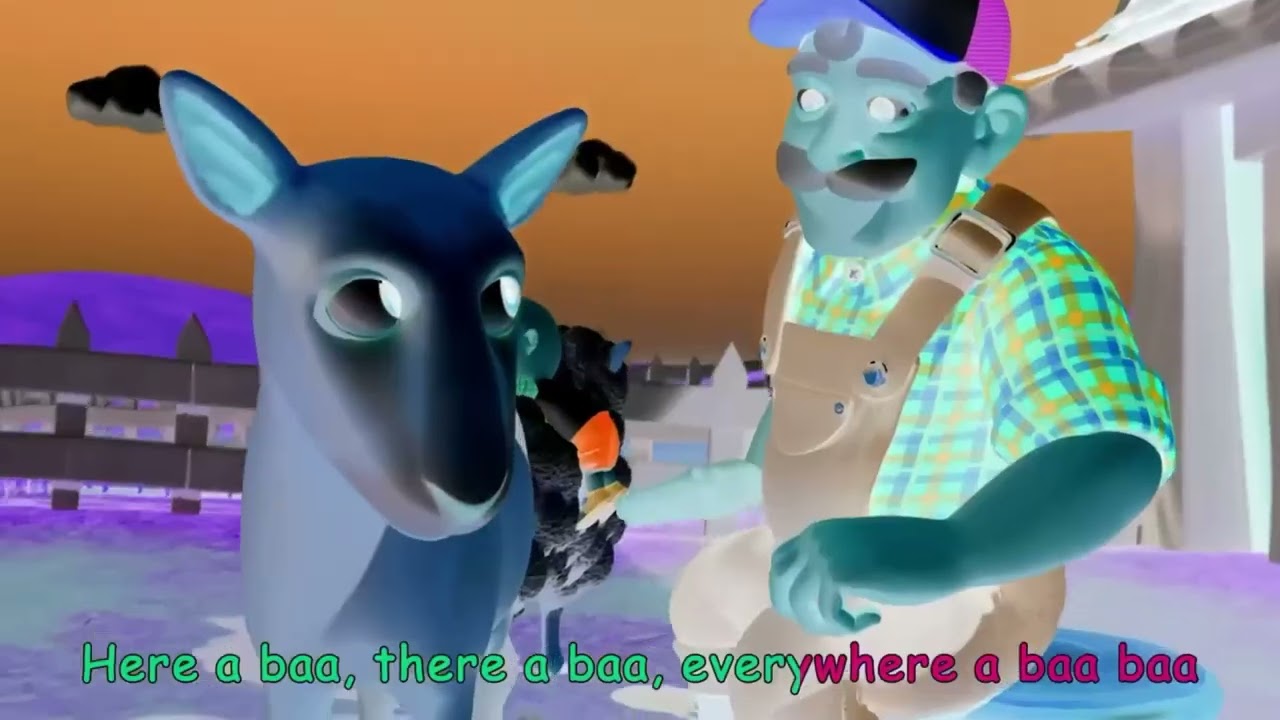 Old McDonal (Baa Baa Song) Random Video Effects | Sponsored by:KlaskyCsupo