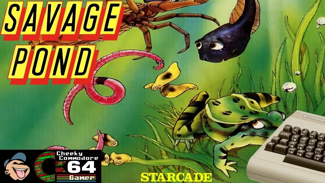 SAVAGE POND – Commodore 64 (1984) | Argus Press Software's Unique Pond Life Arcade Adventure