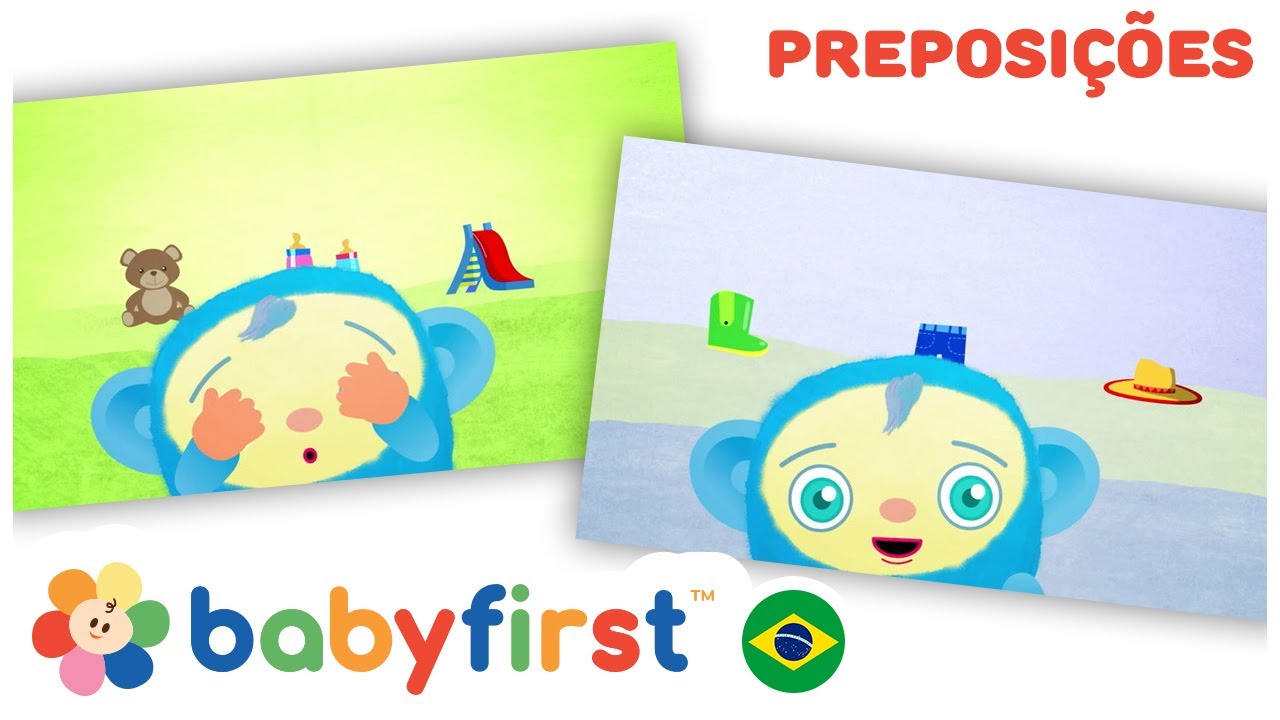 Novo programa | Bebê Peekaboo | Videos Educativos Para 2 - 3 Anos | Aprenda preposições | BabyFirst