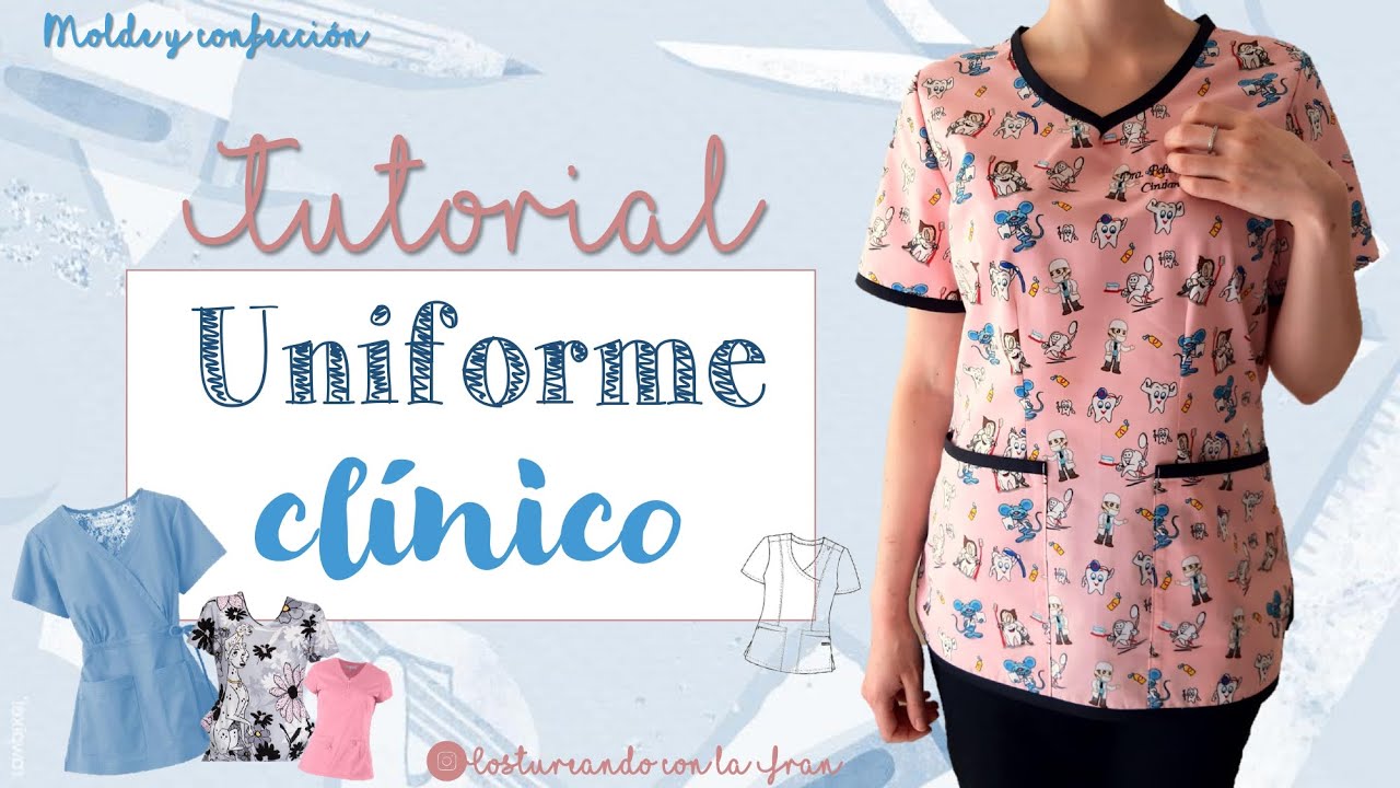 Cómo hacer un UNIFORME CLÍNICO/QUIRÚRGICO ♥