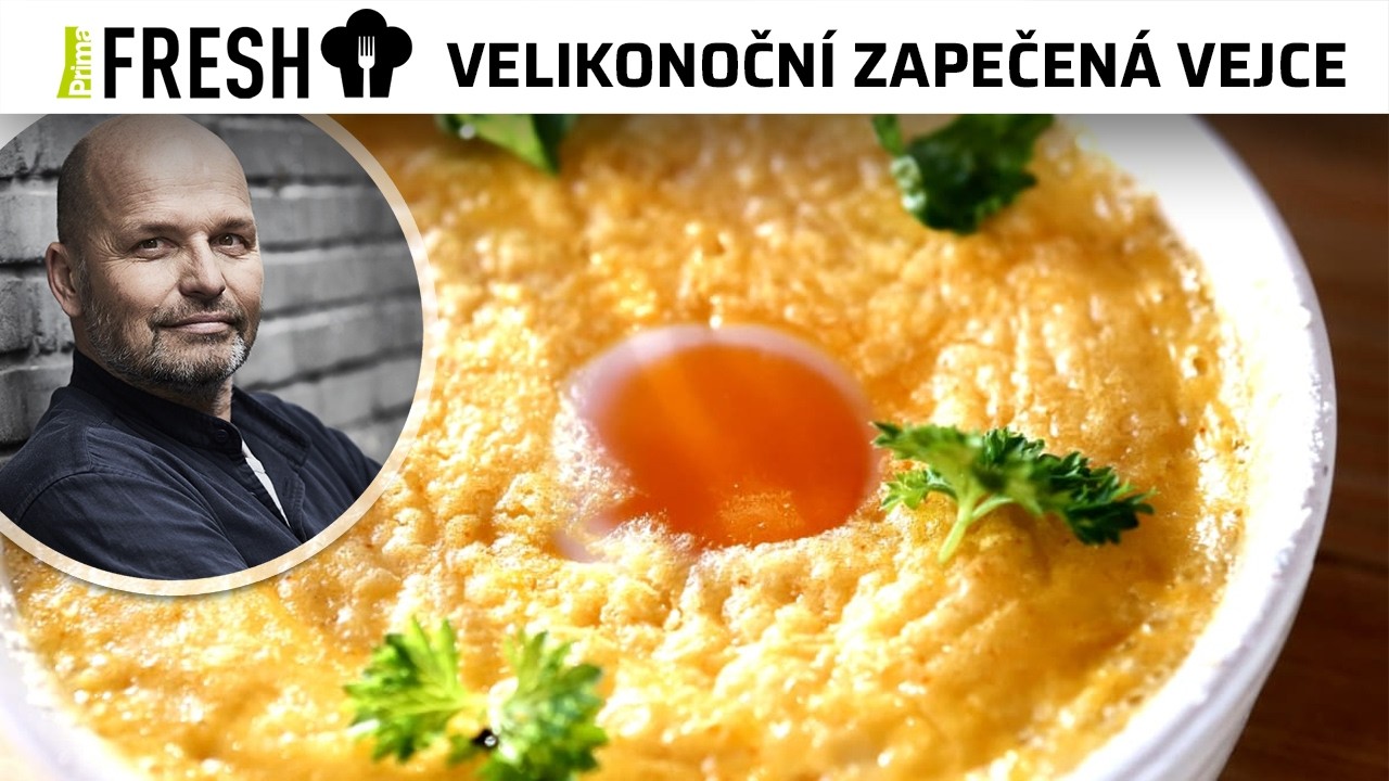 Zapečená vejce s ančovičkou a permazánem podle Zdeňka Pohlreicha
