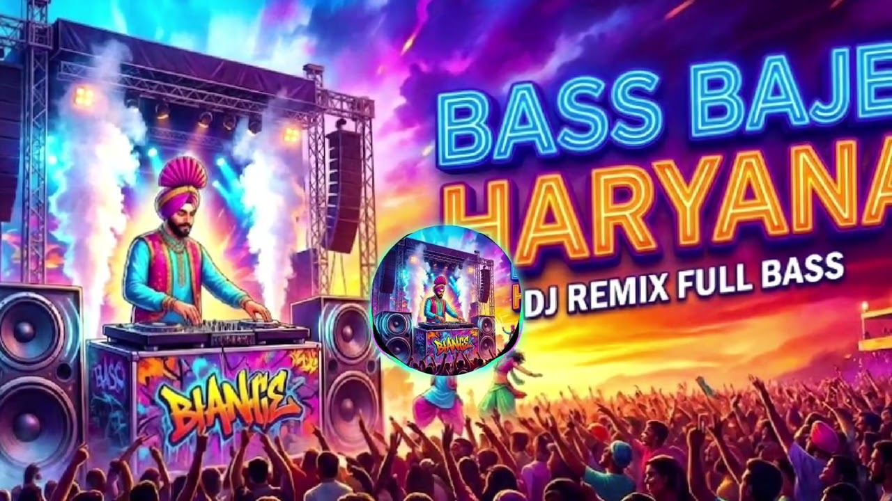Bass Baje Haryana - New DJ Remix Full Bass | Hindi Lyrics | New DJ Remix Song | Shivam Raghuwanshi |