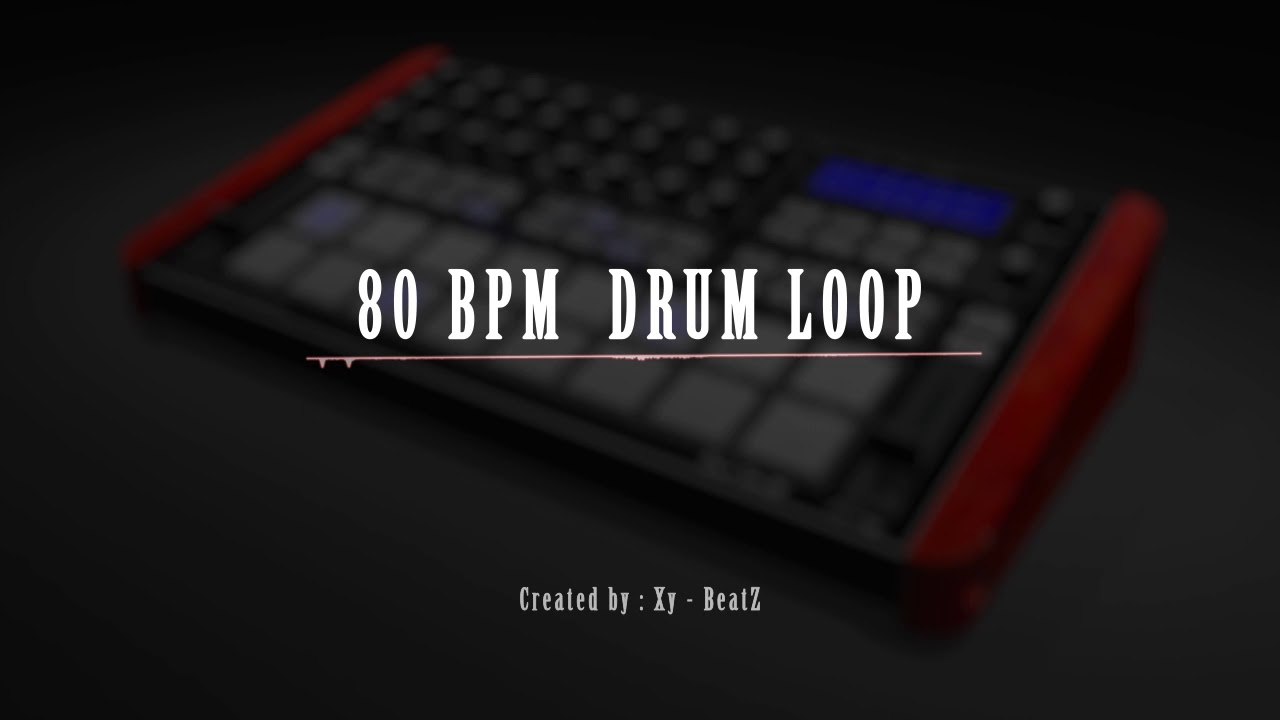 80 BPM Drum Loop | Hip Hop Trap Drum Loop | Catharsis | Nr 18