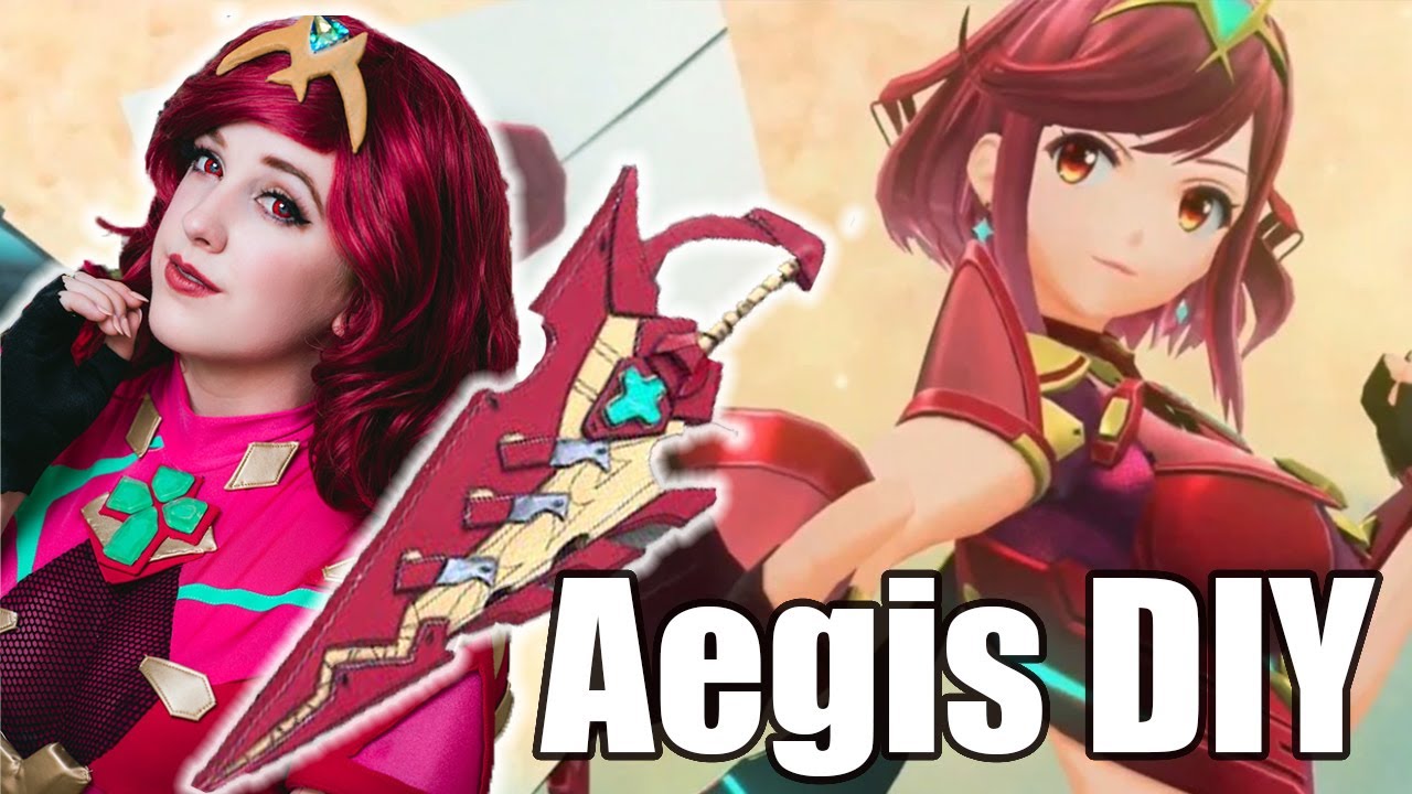 Pyra's Aegis from Super Smash Brothers | Xenoblade Chronicles 2 Cosplay DIY