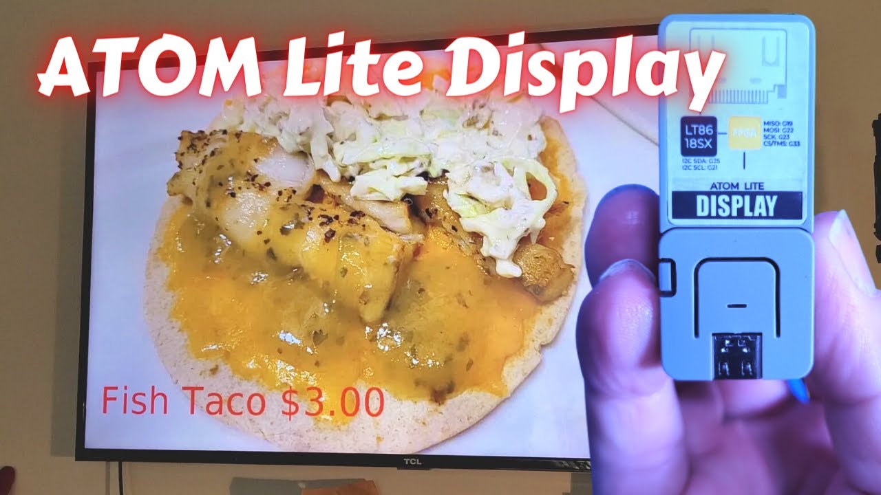 M5Stack ATOM Lite Display Getting Started