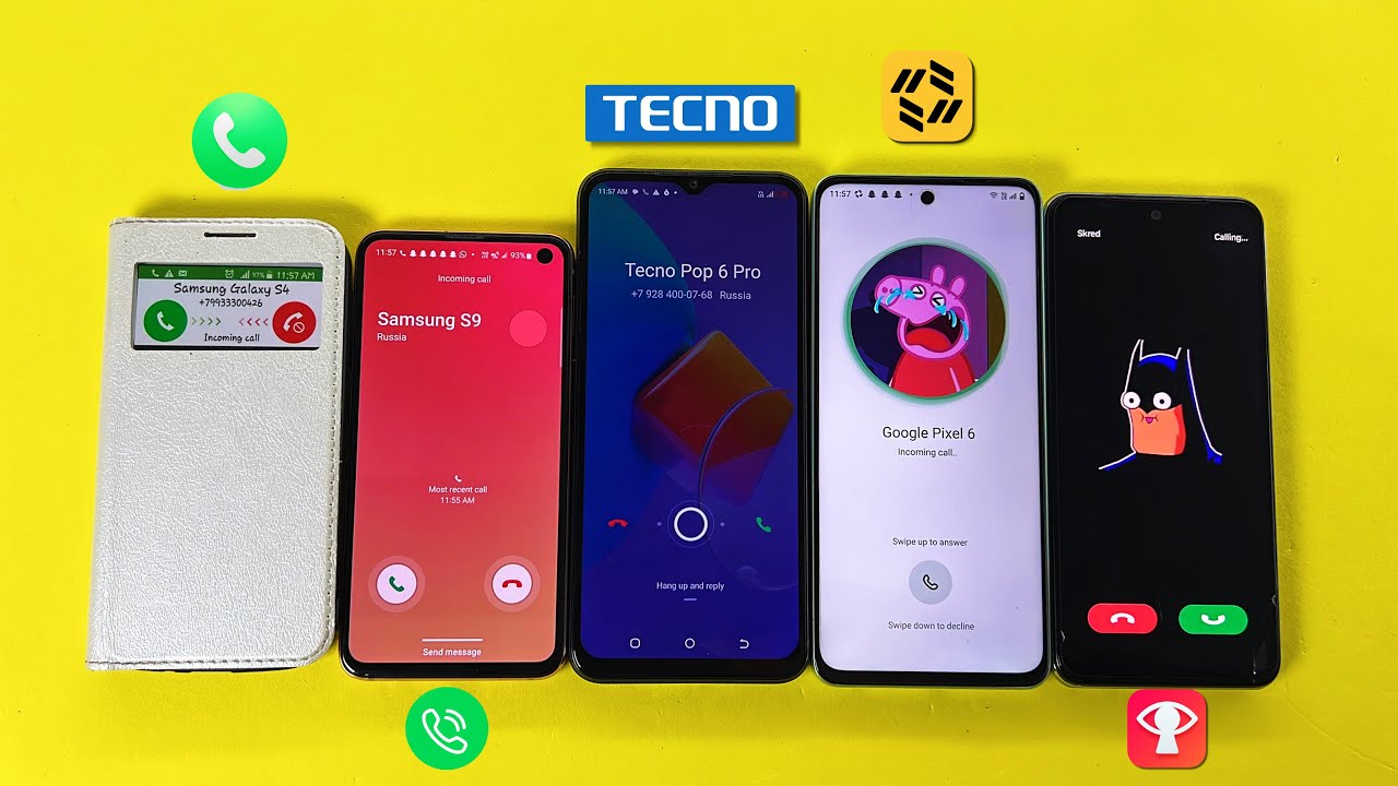 Madness Incoming Call Samsung S10e + S4 + Tecno Pop + Realme + XIAOMI N10S / Skred & Tawasal