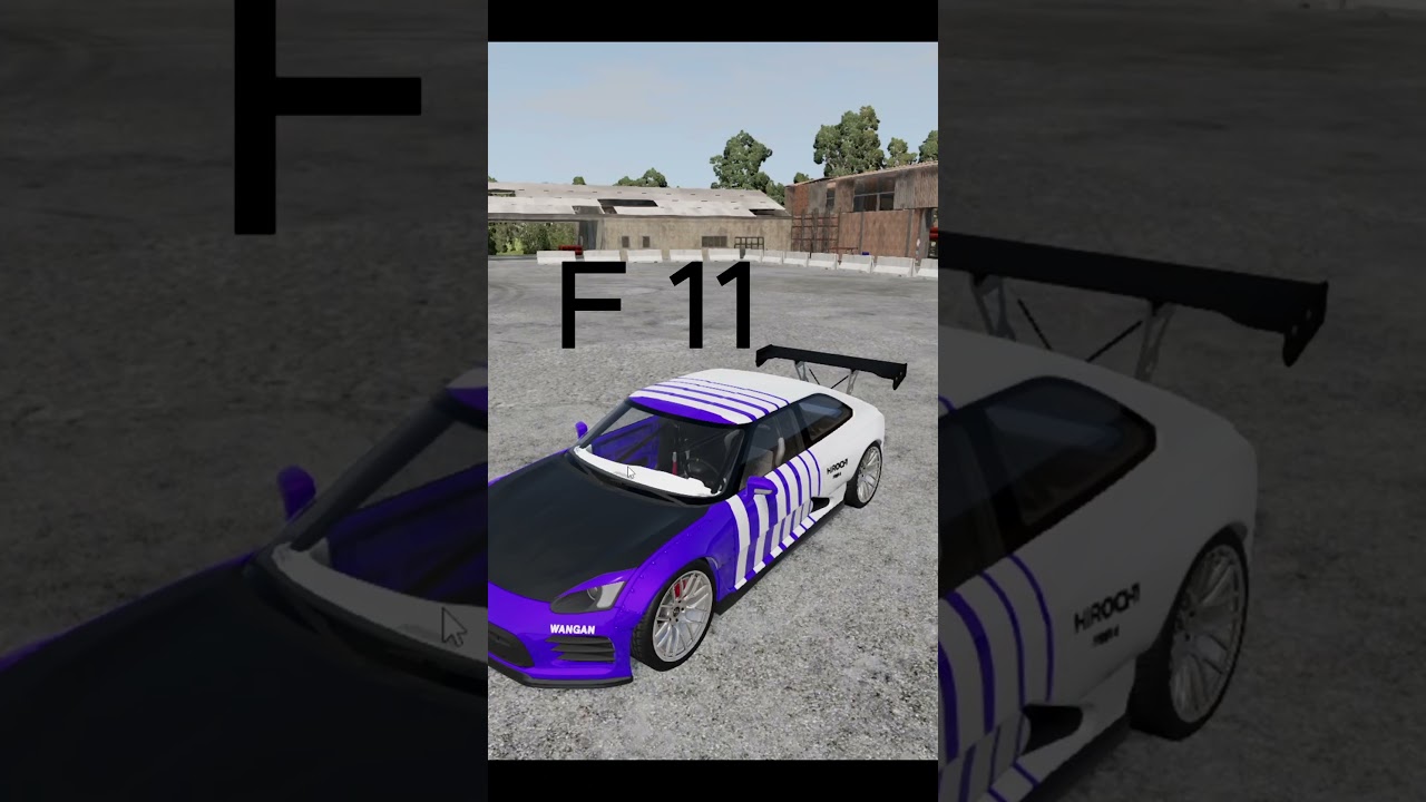 how to make fake drift videos #shorts #beamngdrive #cars #tutorial #beamng