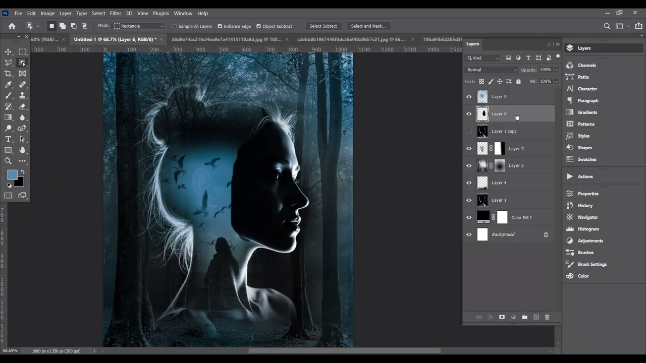 Photoshop Double Exposure Tutorial | Creative Photo Effect #DoubleExposure #Photoshop #GraphicDesign