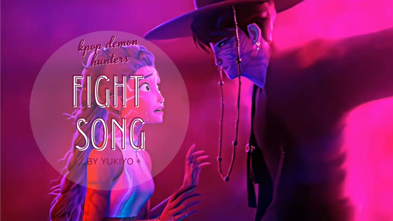 kpop demon hunters x Fight Song || Lyrics|| by Yukiyo Edit