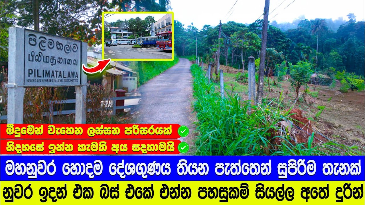 මහනුවරින් අඩුවට හම්බෙන මිස්කරගන්න බැරි හොදම අවස්තාවක් | Land for sale in poththapitiya sri lanka