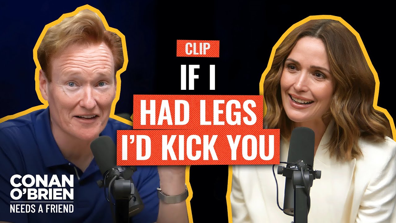 Rose Byrne’s Initial Reaction To Playing Opposite Conan | Conan O'Brien Needs A Friend