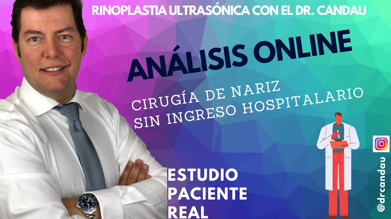 Explicación del análisis facial en Rinoplastia Ultrasónica - Dr Candau