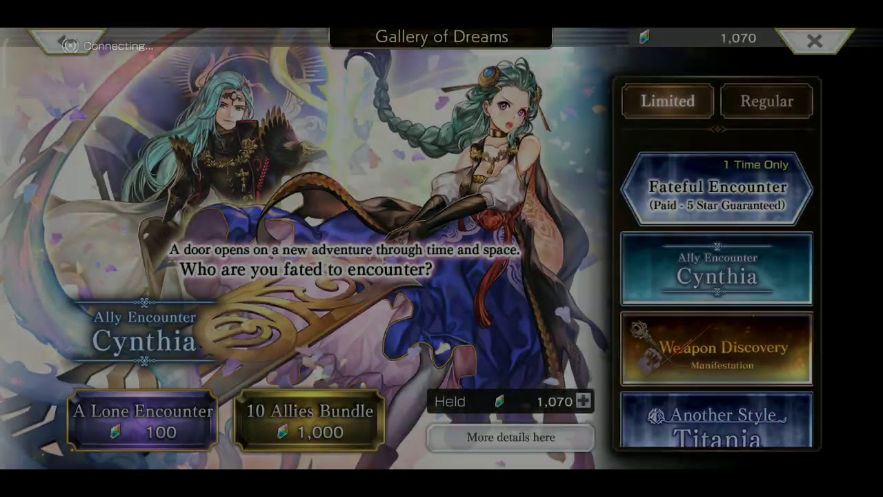 Another Eden - Ally Encounter Cynthia