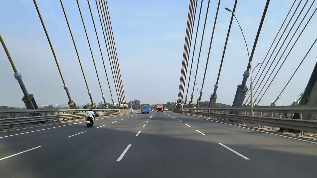 Zuari bridge Goa, cable stayrd bridge 