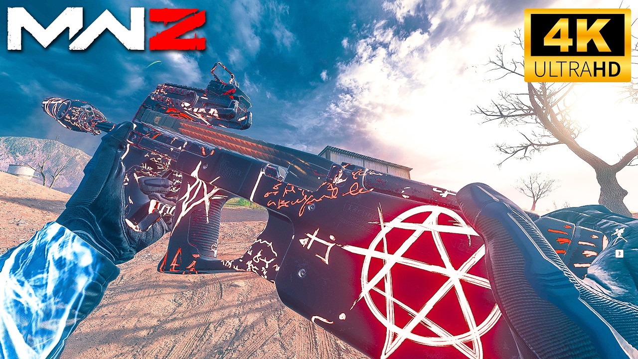 MW3 ZOMBIES - PDSW SMG with 400 ROUNDS MAG Gameplay 4K (No Commentary)