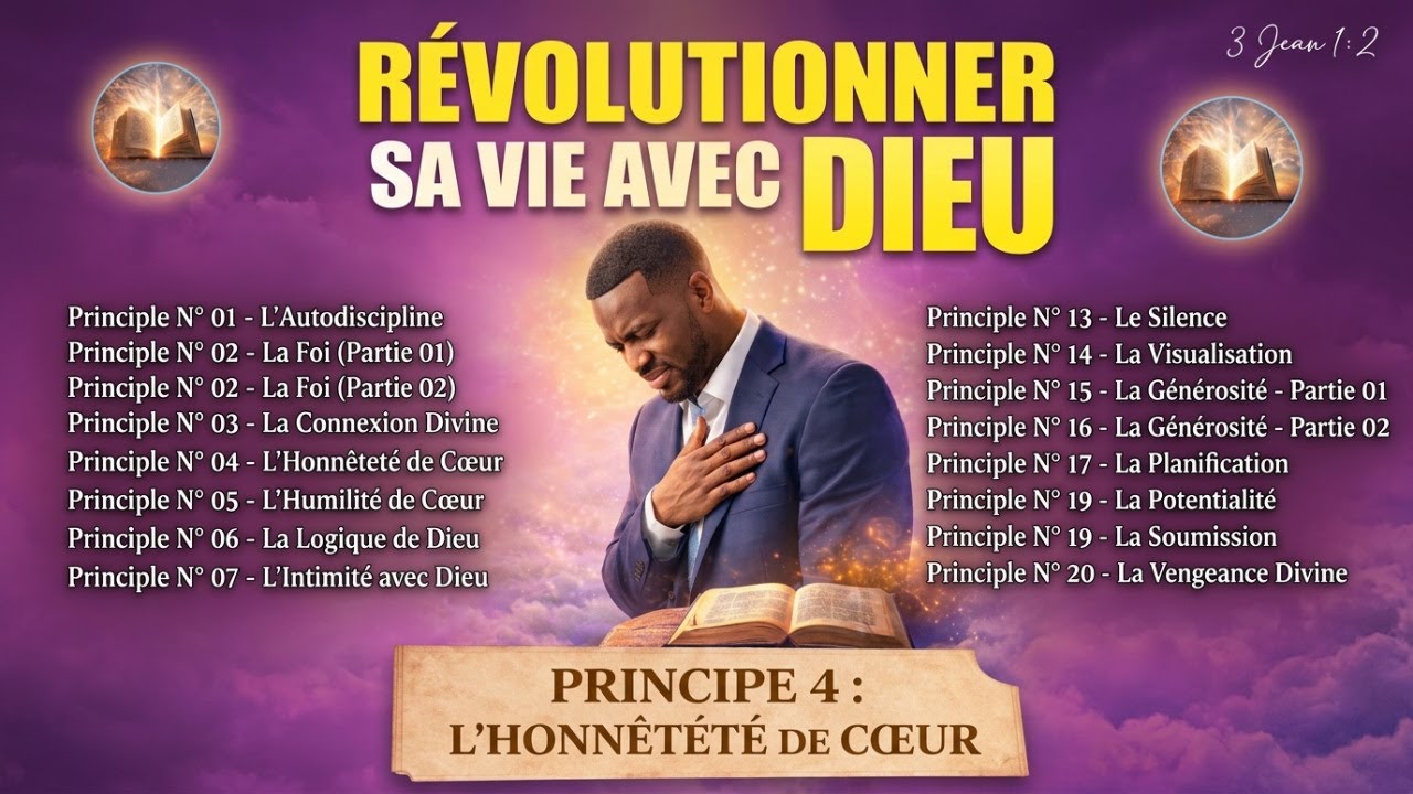 Révolutionner sa vie avec Dieu - Principe 4 - L'Honnêteté de Cœur