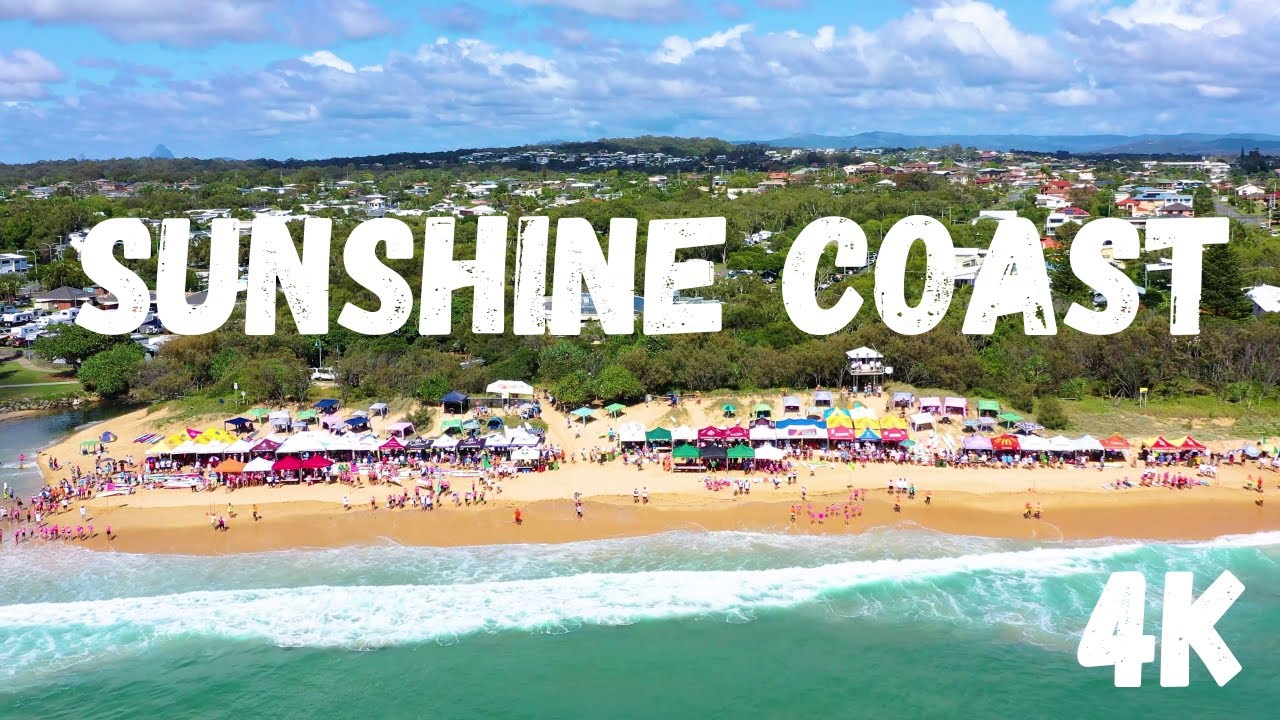 Sunshine Coast, Australia 🇦🇺 in 4K ULTRA HD HDR Dolby Vision™ Drone Footage