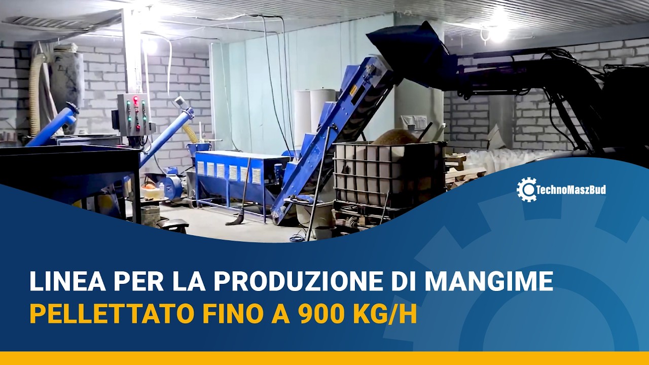 Linea mangimi granulati fino a 900 kg/h | Video cliente – ciclo completo del cereale