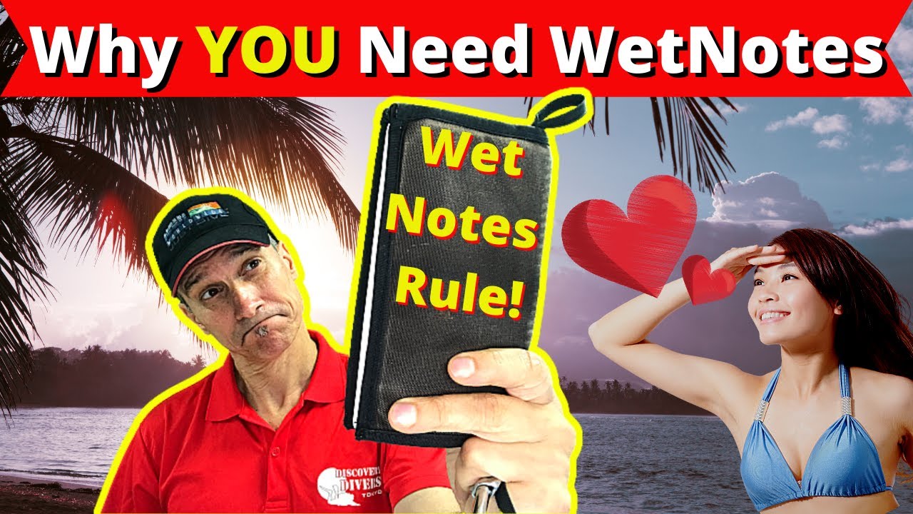 Почему ВАМ нужны WetNotes... И бонусная история - (СОВЕТЫ ПО ДАЙВИНГУ, ТРЮКИ ДЛЯ ДАЙВИНГА, ИСТОРИ...