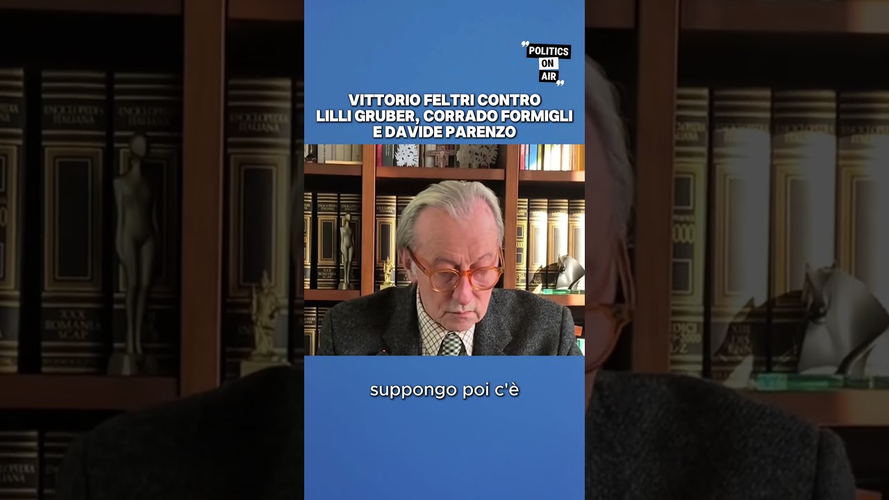 Vittorio Feltri contro Lilli Gruber , Corrado Formigli e Davide Parenzo.