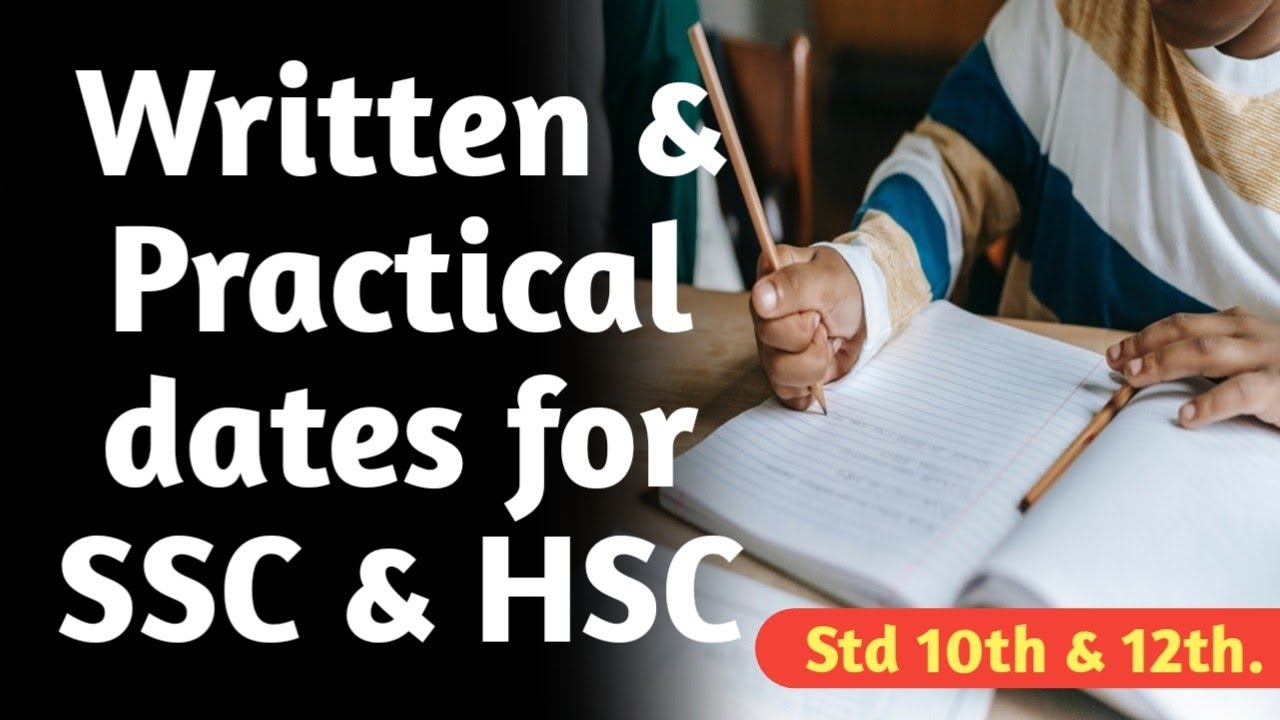 written and practical dates for grade 10 and grade 12 Maharashtra Board