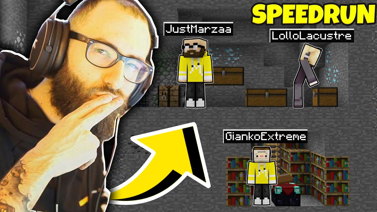 MINECRAFT SPEEDRUN CON MARZA E GIANKO!