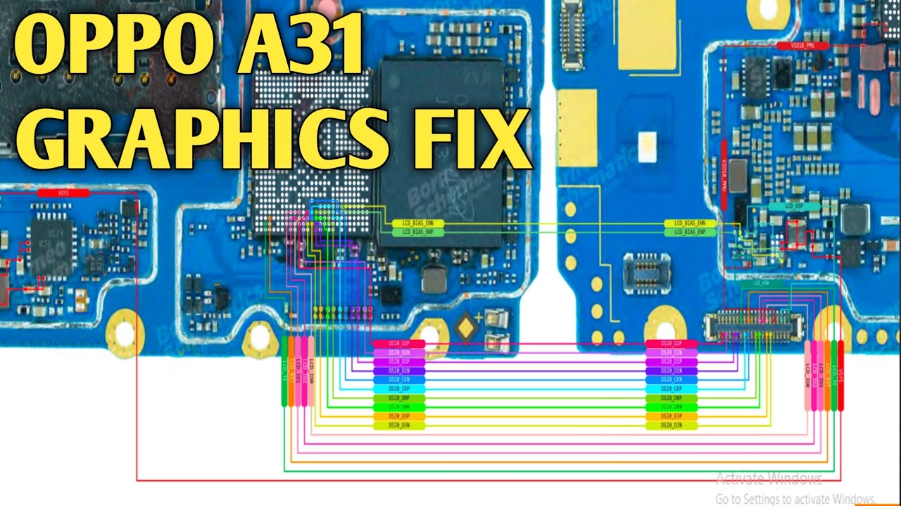 OPPO A31 DISPLAY GRAPHICS SOLUTION/ OPPO DISPLAY PROBLEM