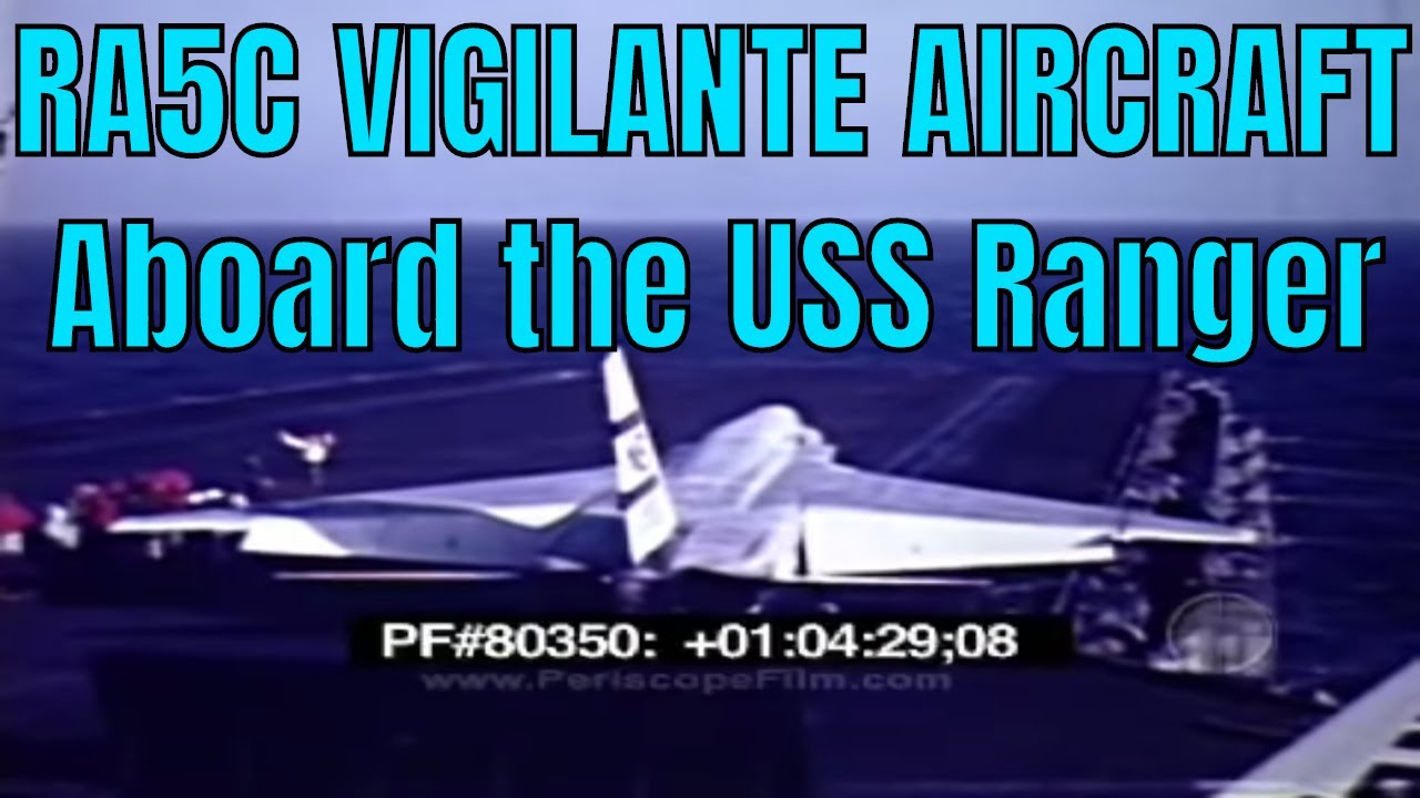 RA5C VIGILANTE AIRCRAFT Aboard the USS Ranger (silent film) VIETNAM ERA 80350