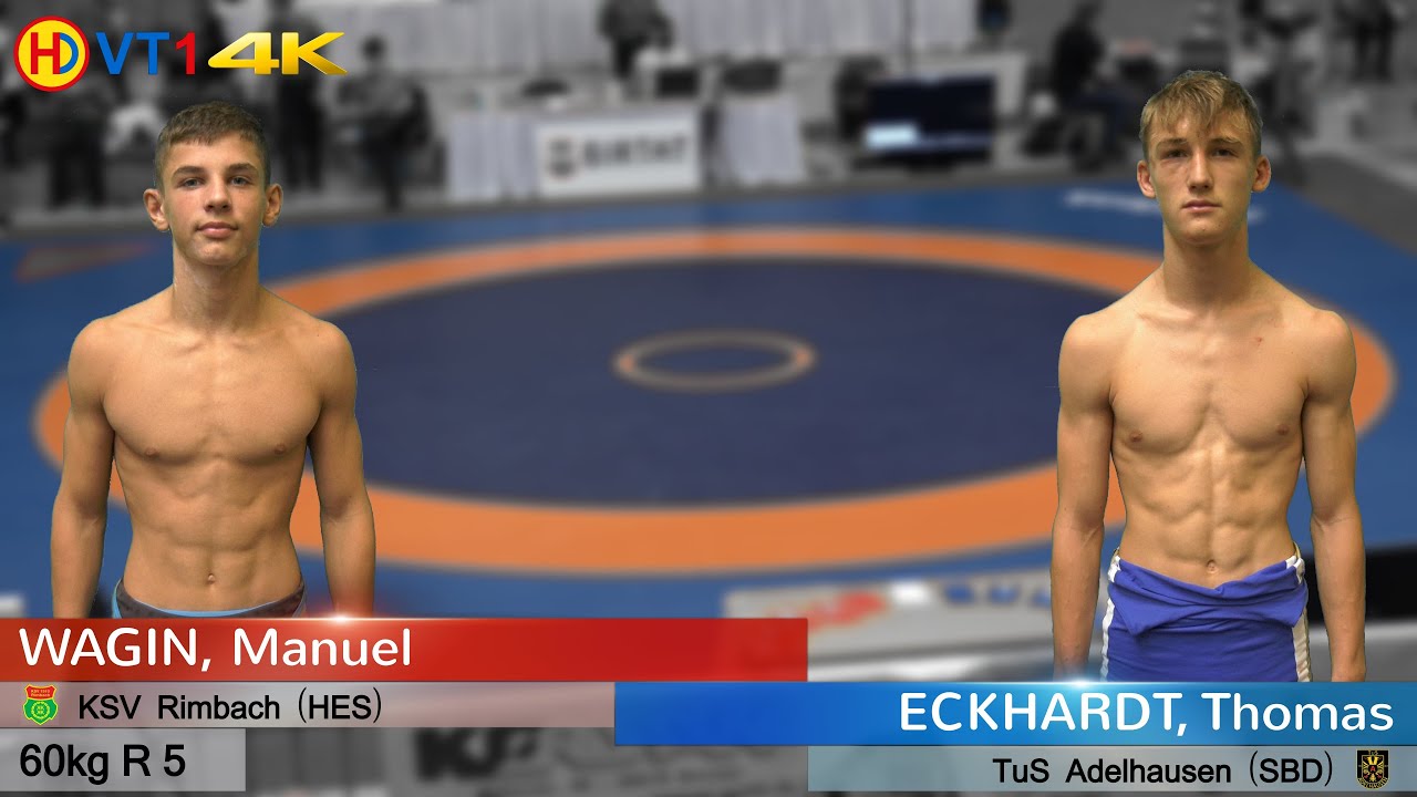 🤼 | Wrestling | German Championships 2021 Cadets (Freestyle) - 60kg R 5 | WAGIN vs. ECKHARDT