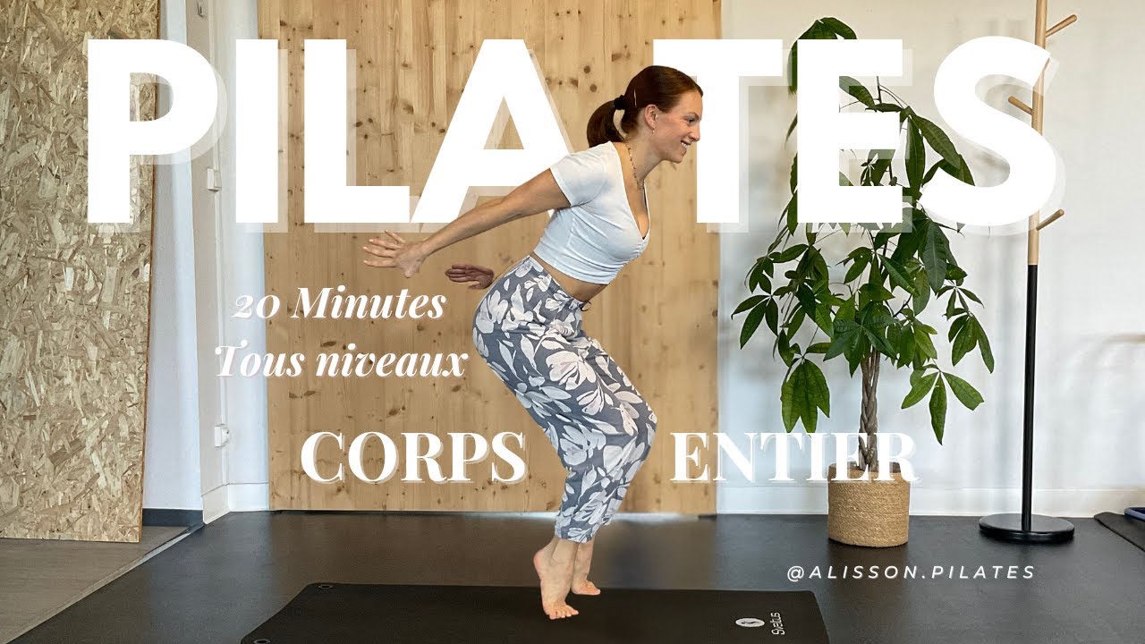 🔥  Séance complète de Pilates – 20 minutes – Renforcement profond & mobilité | Tous niveaux