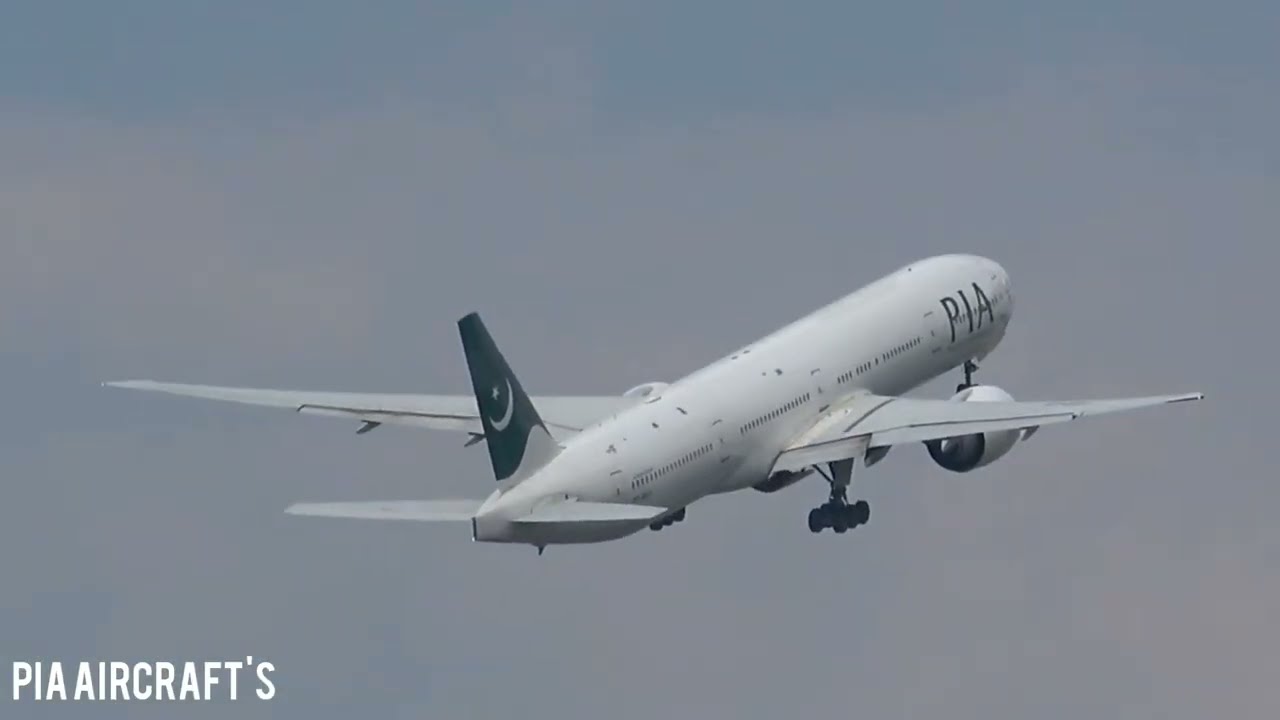PIA Boeing 777-340(ER) PK-702 Manchester To Islamabad Registration No AP-BHV