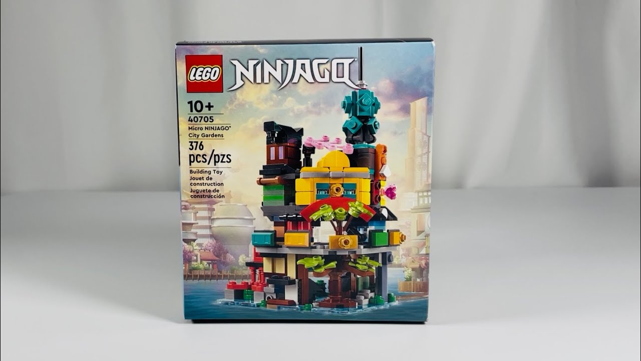 LEGO NINJAGO 40705 Micro NINJAGO City Gardens Speed Build!
