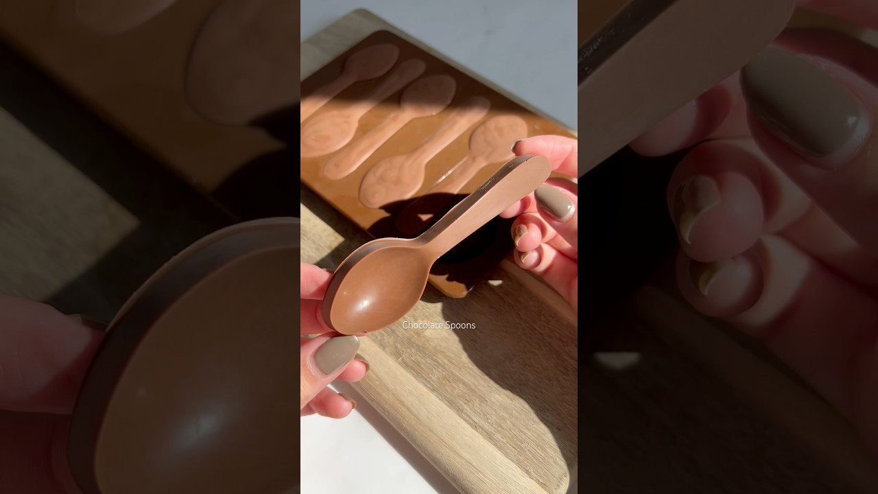 Easy Hot Chocolate Spoons🍫☕️✨⛄️🧣