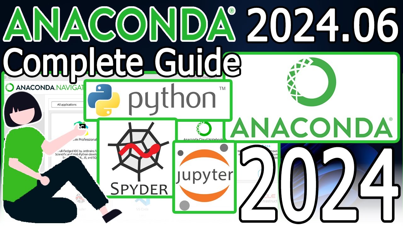 Как установить Anaconda Navigator Python, Jupyter Notebook, Spyder в Windows 10/11 [обновление 2024]