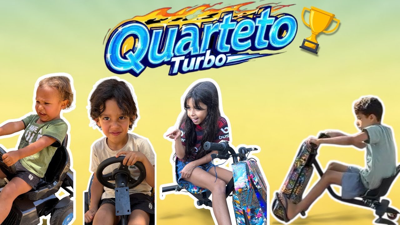 🏆 Totô, Joe, Iasmin e Ryan! O Quarteto Turbo Está Pronto! 🏎️🔥 #TotôJoe