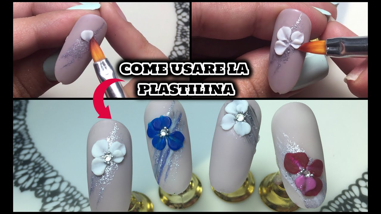 COME USARE LA PLASTILINA| 🌺FIORI IN 3D |Makolina95|