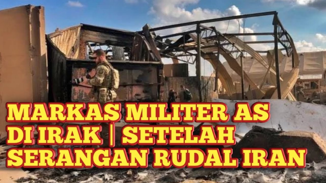 Inilah keadaan Al Asad | Markas Militer AS Di Irak Setelah Serangan Rudal Iran
